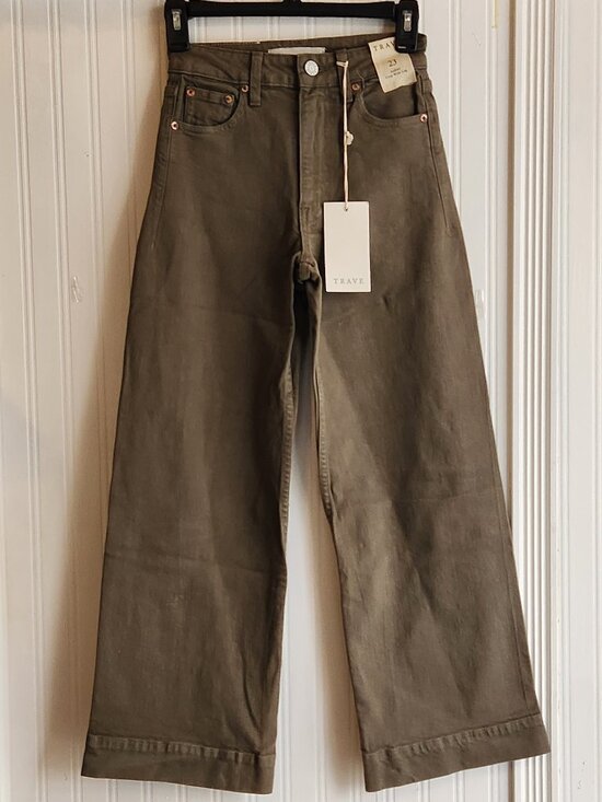 Trave Denim - TRAVE Audrey Crop Wide Leg Women's Jeans -Sz 23 - NEW NWT